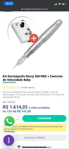 Caneta de micropigmentação dermo camp baby easy click - Foto 2