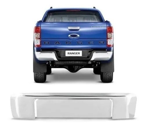 Aplique Cromado Capa Macaneta Tampa Traseira Ford Ranger 2013 à 2021 - S furo