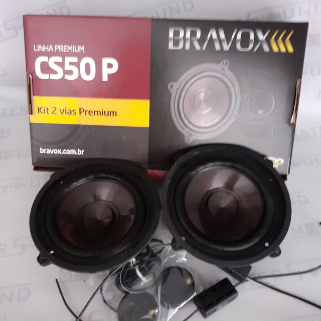 Kit 2 vias. Bravox Premium. CS50 P. 5". 60RMS. Garantia. Novo. Instalado.  - Foto 3