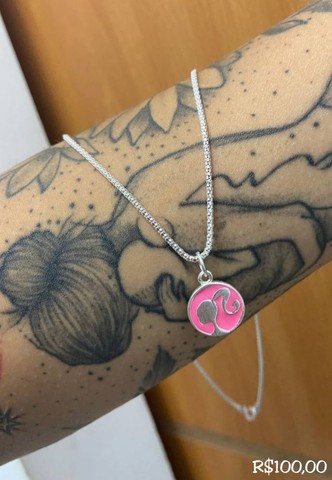 CORRENTE DA BARBIE (PRATA 925)