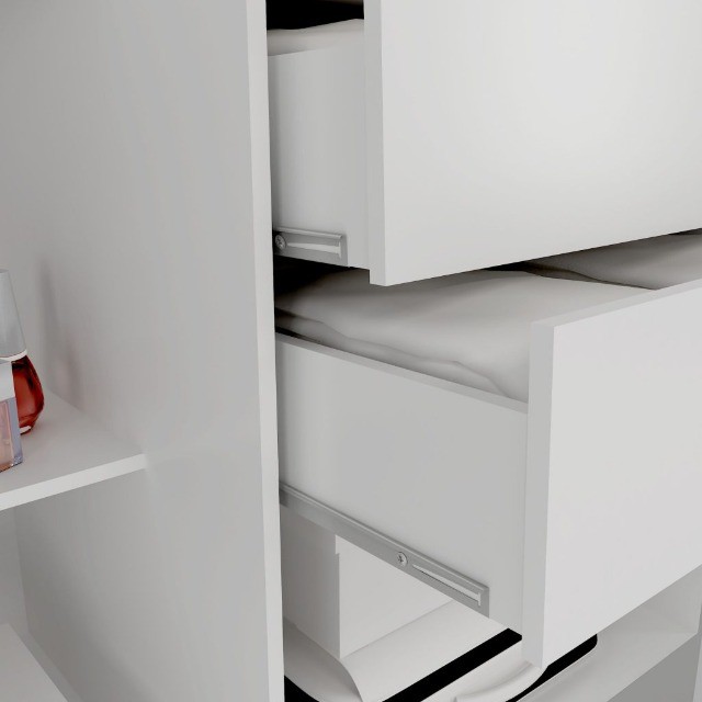 Guarda Roupa Paris 4 Portas 100% MDF - Foto 5