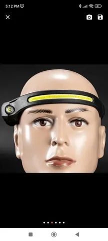 Lanterna de cabeça com sensor de movimento  - Foto 2