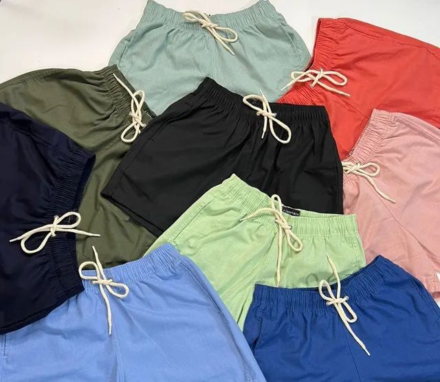 Shorts Adulto Linho 