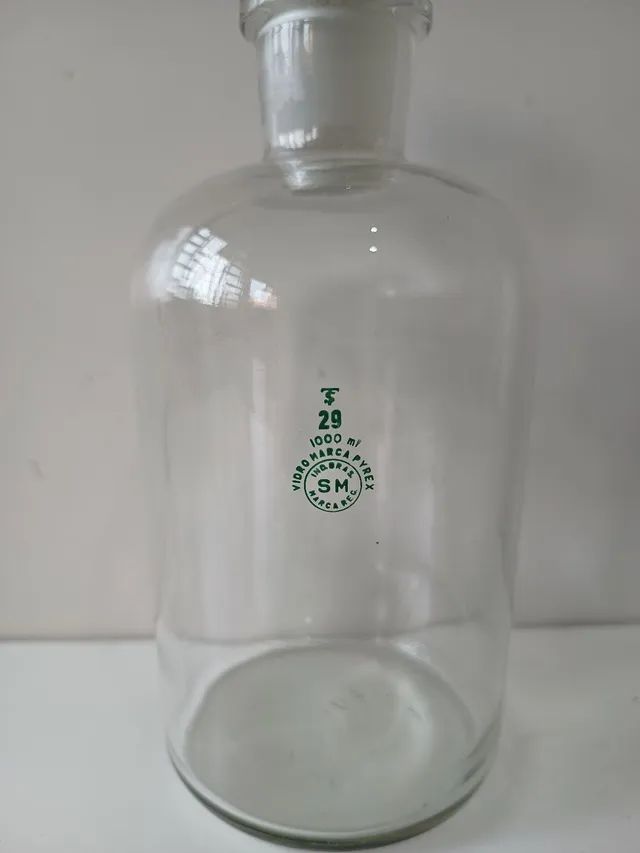 Vidro de farmácia antigo  - Foto 3