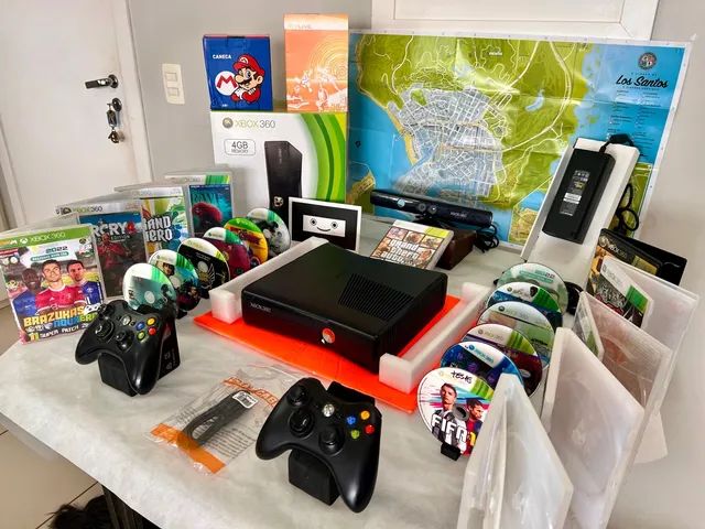 Xbox 360 Desbloqueado + Controle + Jogos, Parcelamento em Até 12x - Outros  itens para comércio e escritório - Taguatinga Sul (Taguatinga), Brasília  1233922980