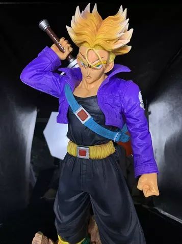 Estátua Dragon Ball Z Trunks Do Futuro Super Saiyajin