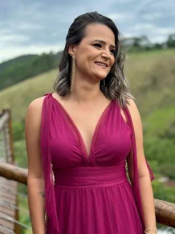 Vestido Festa Fuscia - Foto 4
