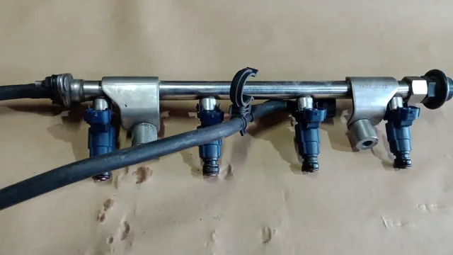 Flauta com bicos injetores Kia Cerato 1.6.