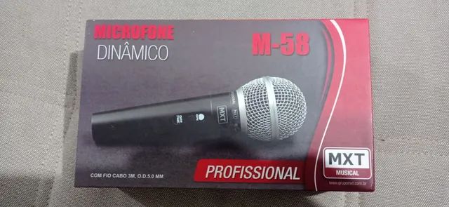 Microfone praticamente Novo Mxt