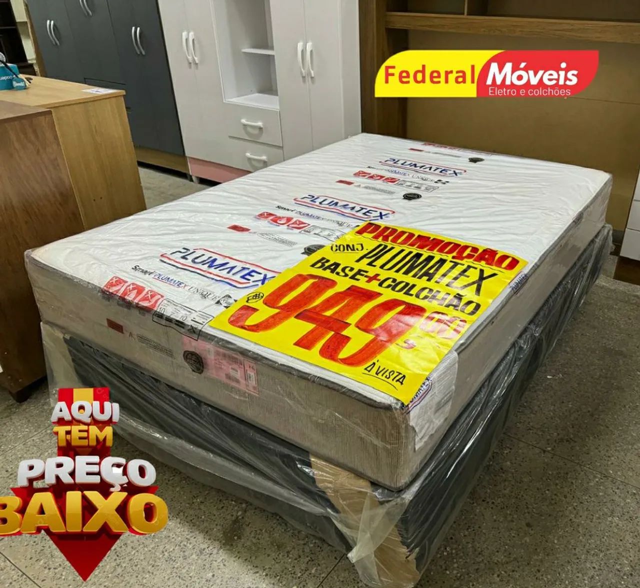 Conjunto Cama Box Casal Novo Fazemos Entrega 