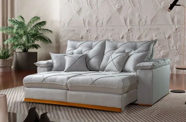 sala sofa retratil e reclinavel de 230 cm 