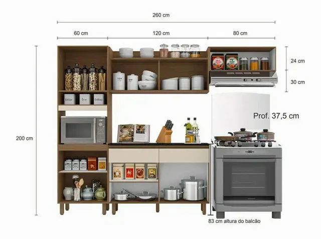 Armário de Cozinha Novo Promoção  - Foto 2