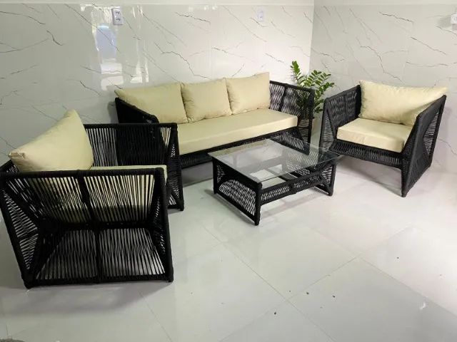 Conjunto de sofá em cordão Náutico,m Mega Promoção!!!