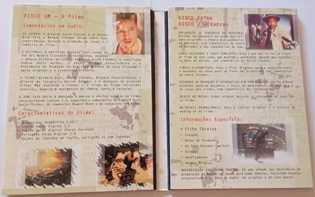 DVD Duplo Edição Especial Limitada 7 Seven Os Sete Crimes Capitais - Foto 4