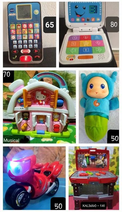 Brinquedos Fisher Price, Disney, Chicco, Playskoll - VALOR NAS FOTOS - Foto 4