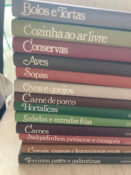 Vendo uma coleção inteira de receita 