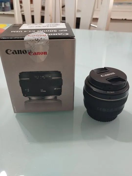 Lente Canon 50mm 1.4
