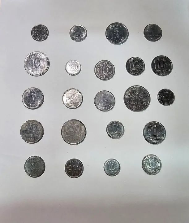 Moedas Antigas de 1980 a 1993 - Foto 2