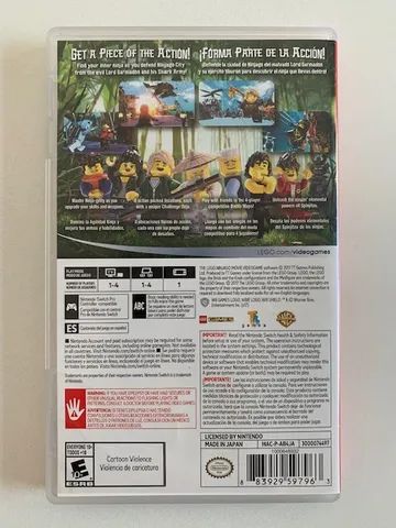 Jogo Nintendo Switch Ninjago Movie - Mídia física - Foto 3
