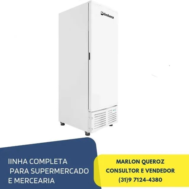 Freezer Vertical Imbera Porta Cega Novo
