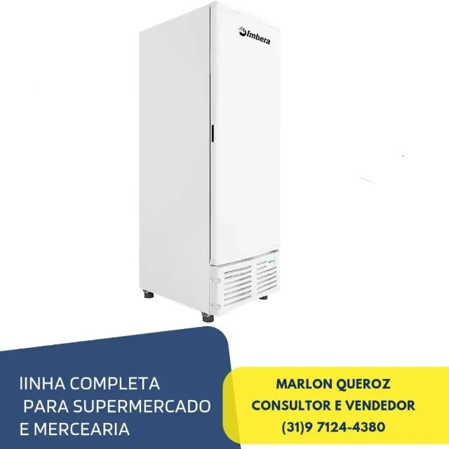 Freezer Vertical Imbera Porta Cega Novo