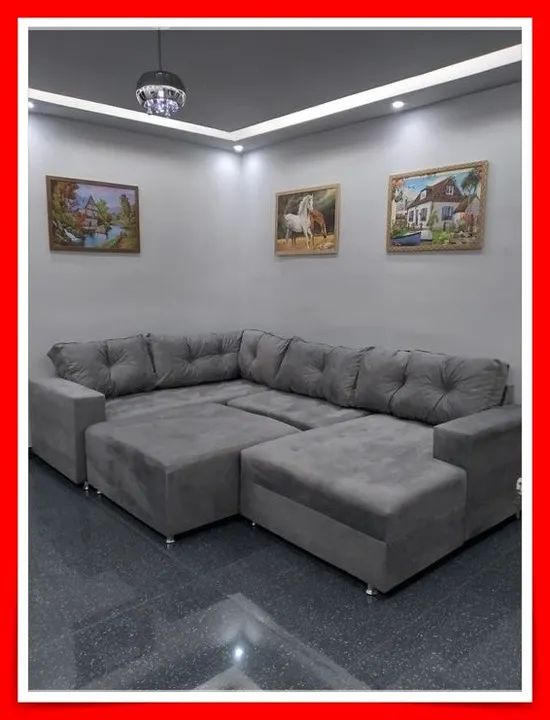 Sofá Coliseu Alto Luxo Gigante Novo Top Conforto Qualidade Premium Pra pessoas Exigentes  