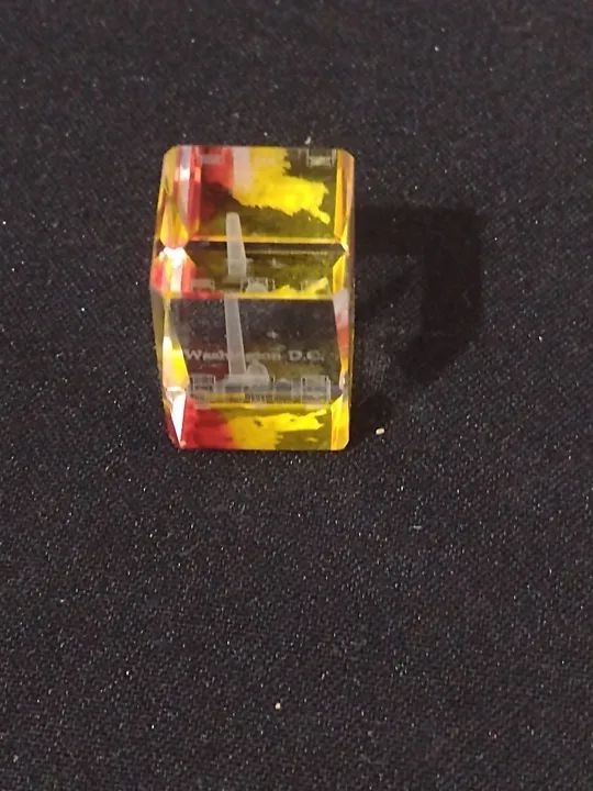 Mini cristal com imagem de Washington D.C.