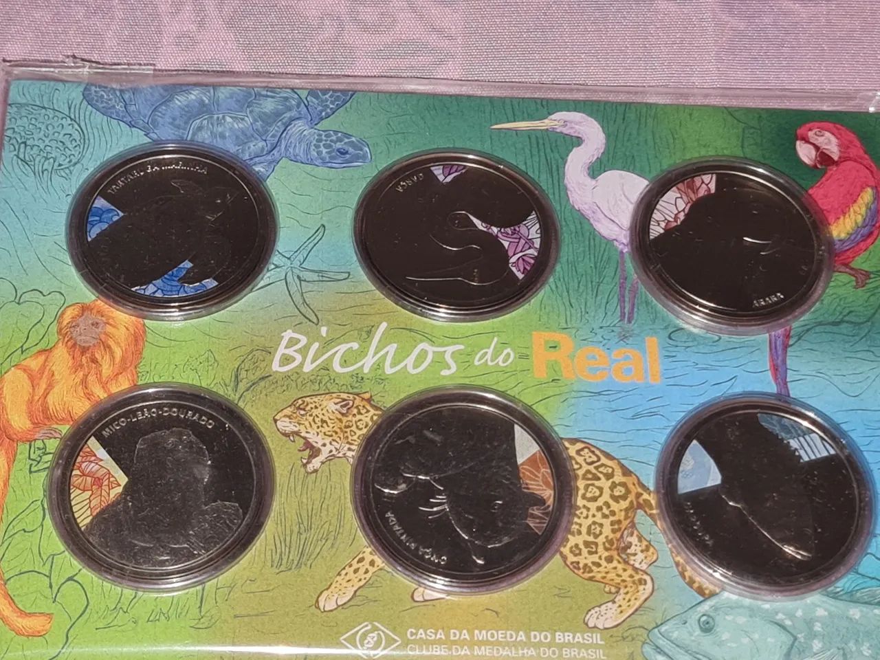 Medalhas Comemorativas "Bichos do Real" - Cuproníquel - Foto 3