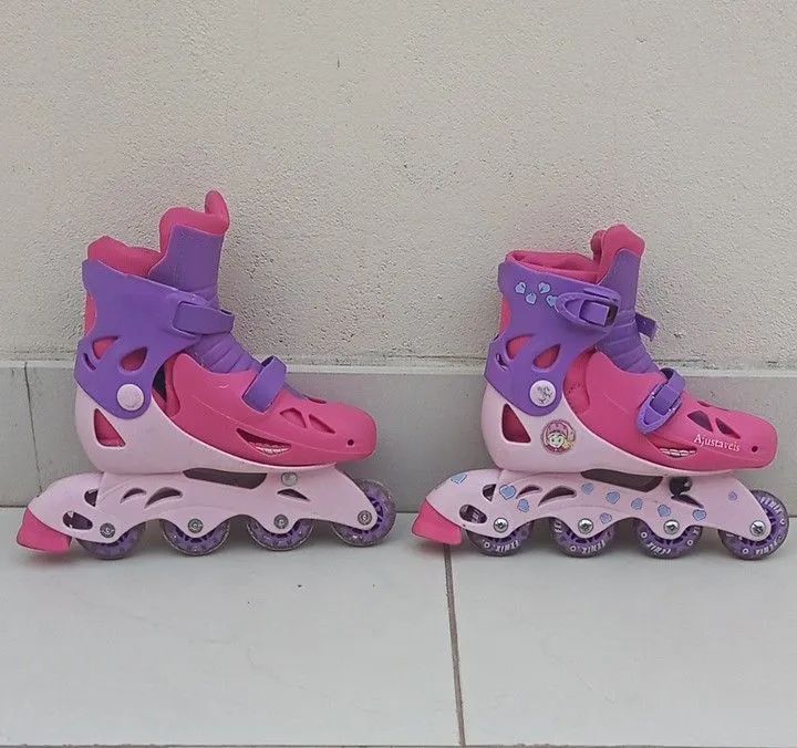 Patins completo ajustável calça 34 35 36 37 - Foto 3