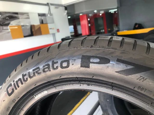 Pneu 205/55r17 Pirelli Cinturato P7 91v (usado) *1 - Foto 6