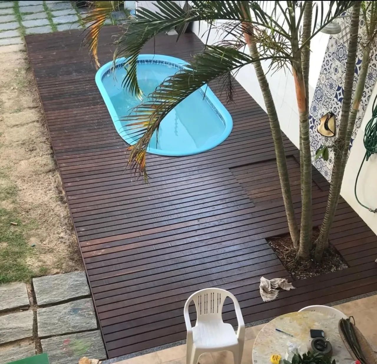 Deck de madeira para piscina - Foto 2