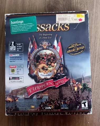 Jogo PC antigo - CD Rom - Cossacks European Wars