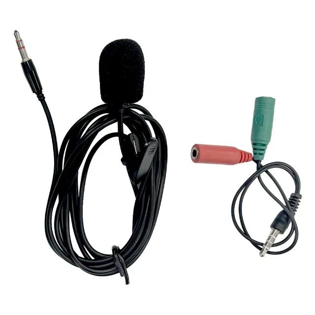 Microfone de Lapela P2 (Acompanha extensor 3m e Adaptador P3) - Foto 3