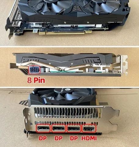 Placa de vídeo AMD Radeon RX580 2048SP 8G DDR5 256 bits - Foto 4