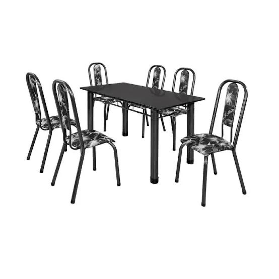 Mesa de Jantar 6 Cadeiras Nova 
