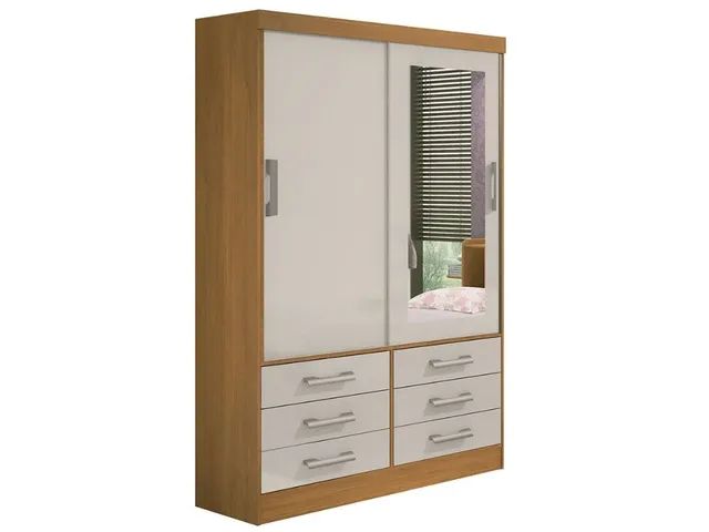 Guarda-Roupa Meridian 2 portas e 6 gavetas l865m - Foto 3