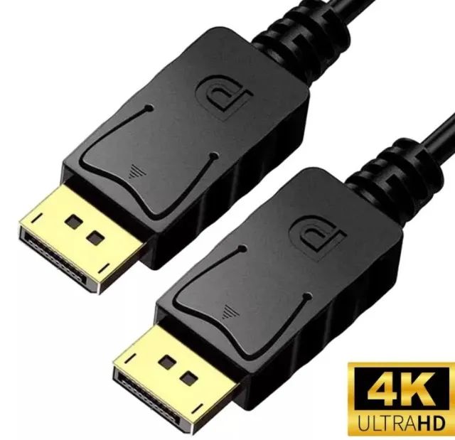 Cabo Displayport 1.2 4k Ultra Hd 144hz Blindado 1,8m 3d Dp Arduino Automação COD-CP778   - Foto 3