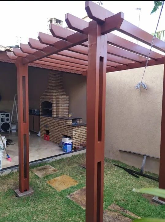 Deck de madeira para piscina - Foto 4