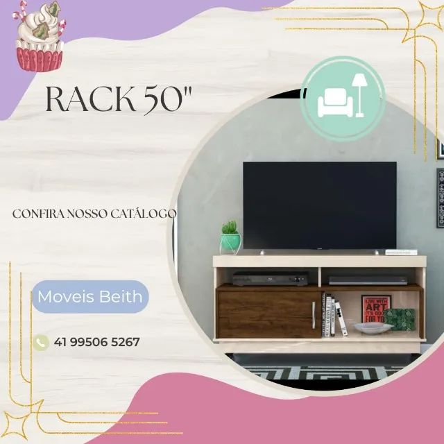 Promoção Rack 50'' - 25/11/24