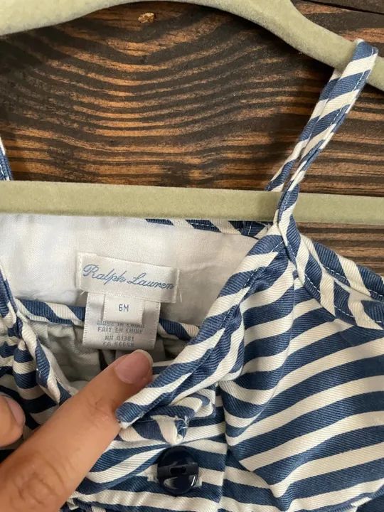 Vestido bebê Ralph Lauren com tapa fraldas - Foto 2