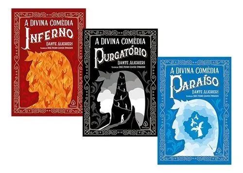 Box 3 Livros A Divina Com dia Completa Dante Alighieri Livros e