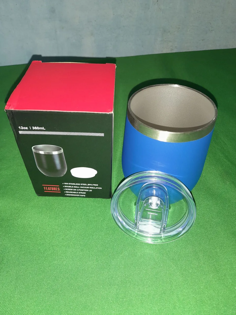 Caneca Térmica de Aço Inox 12oz