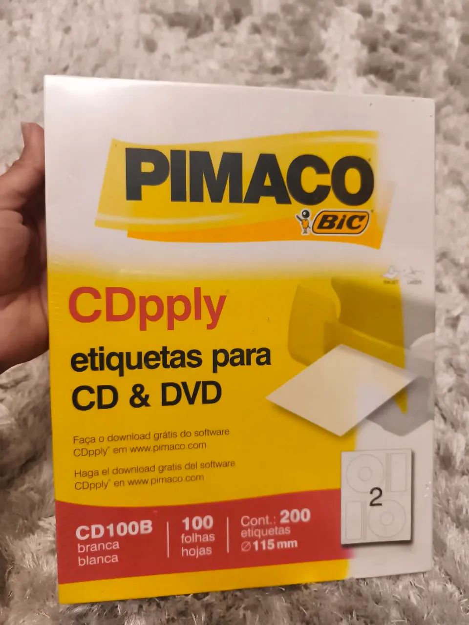 Etiquetas para CD e DVD