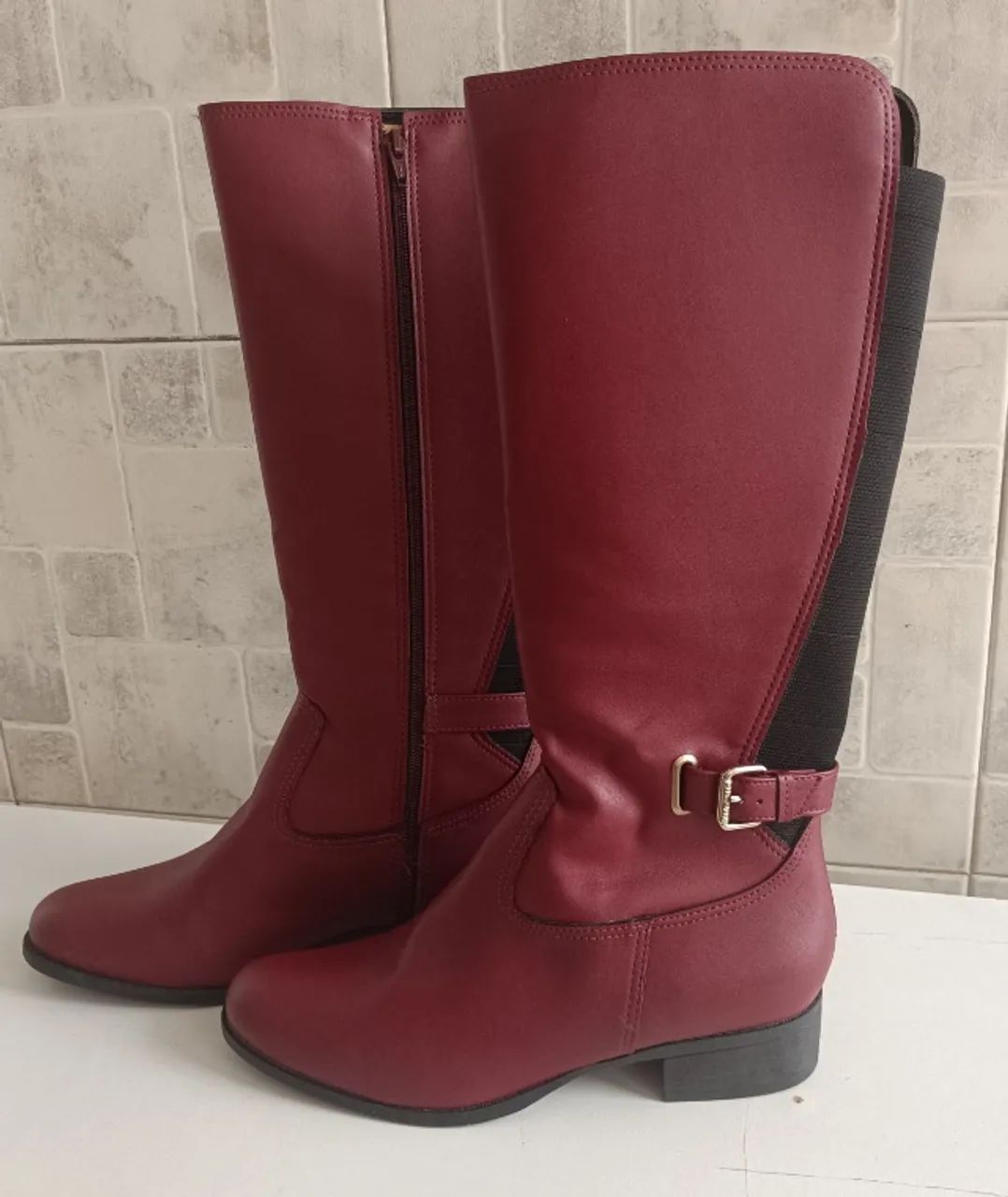 Bota Via Uno cano longo - Foto 4