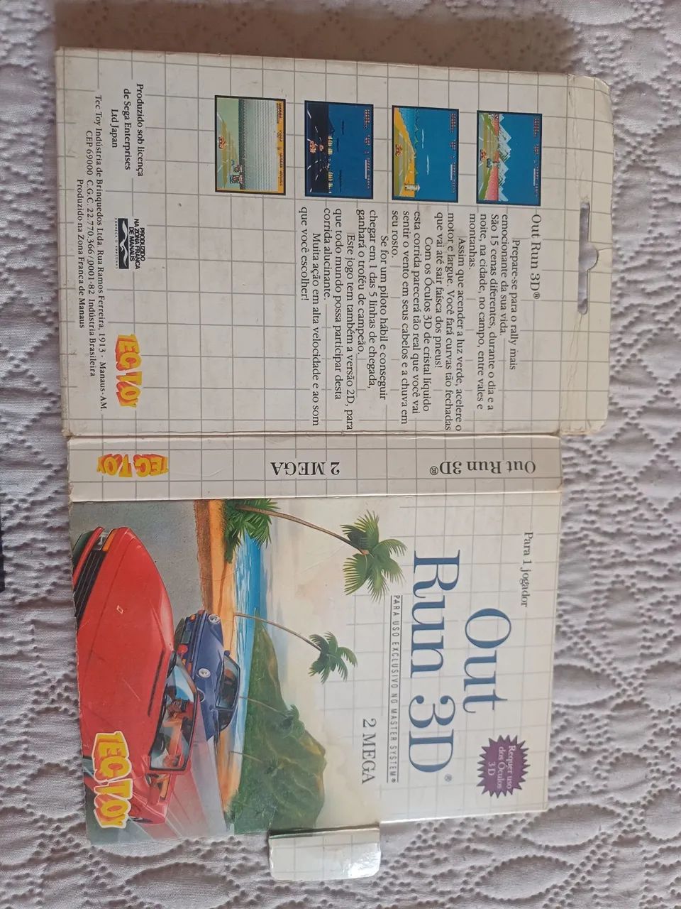 Out Run 3D TEC TOY Master System  - Foto 4