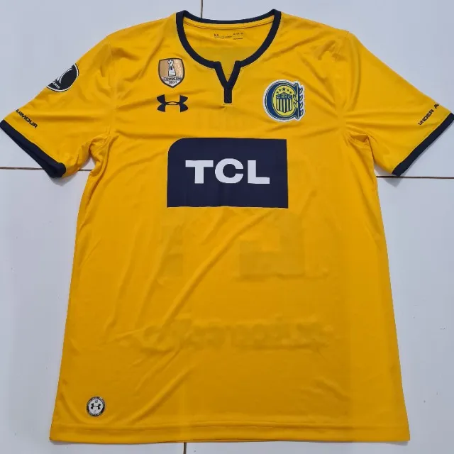 Camisa Rosário Central Under Armour Usada Copa Libertadores Amarela Tamanho G