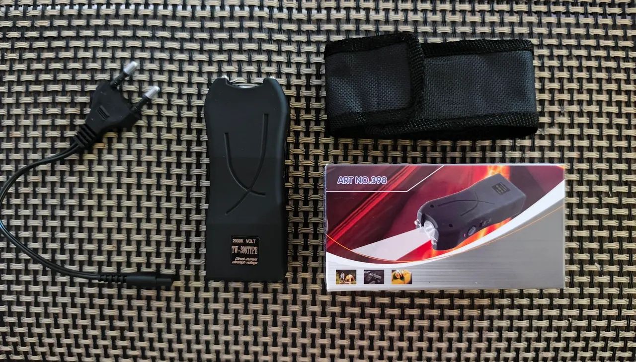 Kit Carregador Capa para Lanterna Portátil Tase Def Pessoal Potente Original - Foto 4