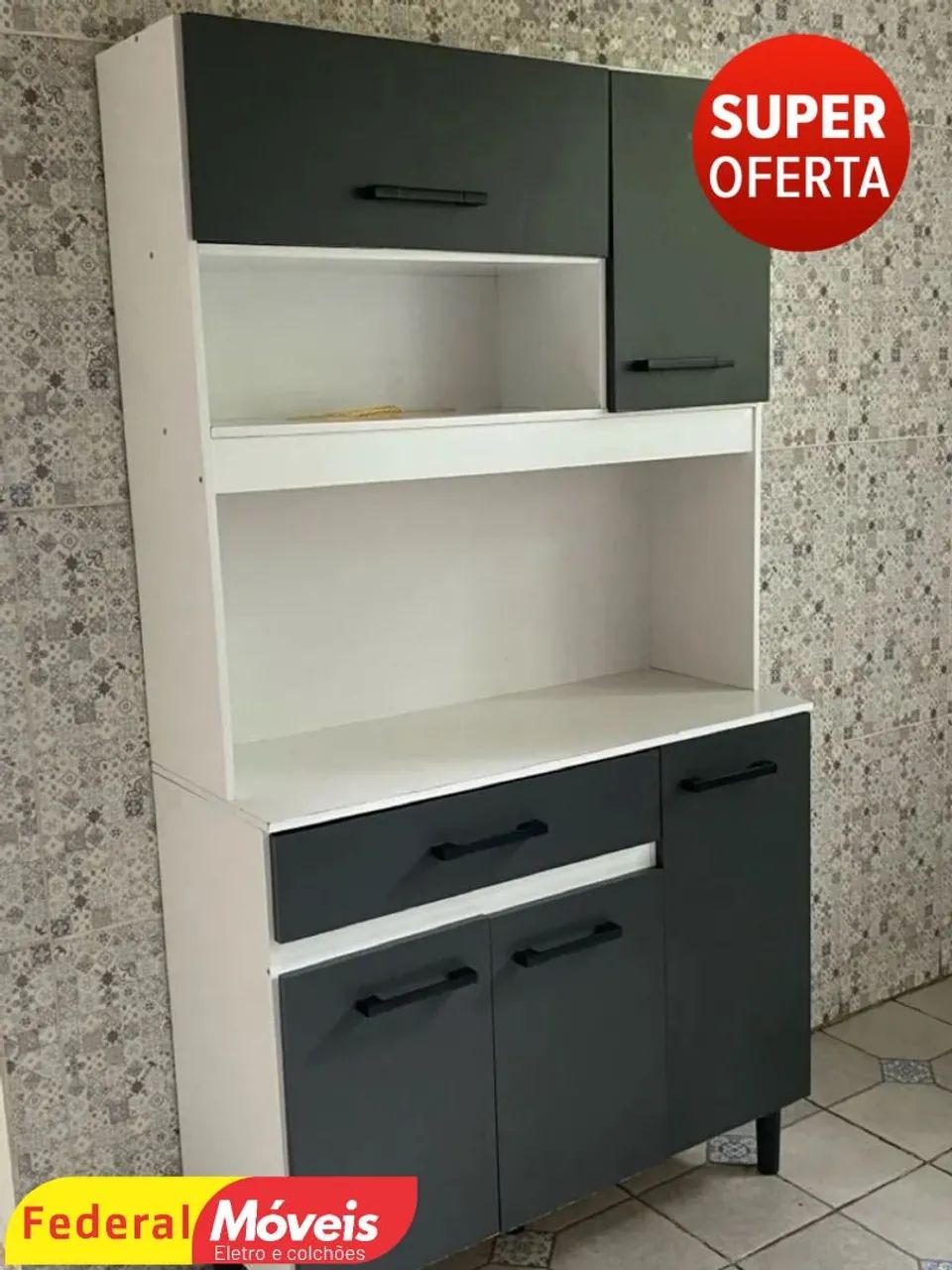 Armário de Cozinha Compacta 90cm Oferta