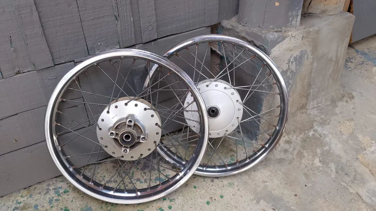 Rodas Raiadas da Cg Fan 125 - Foto 2