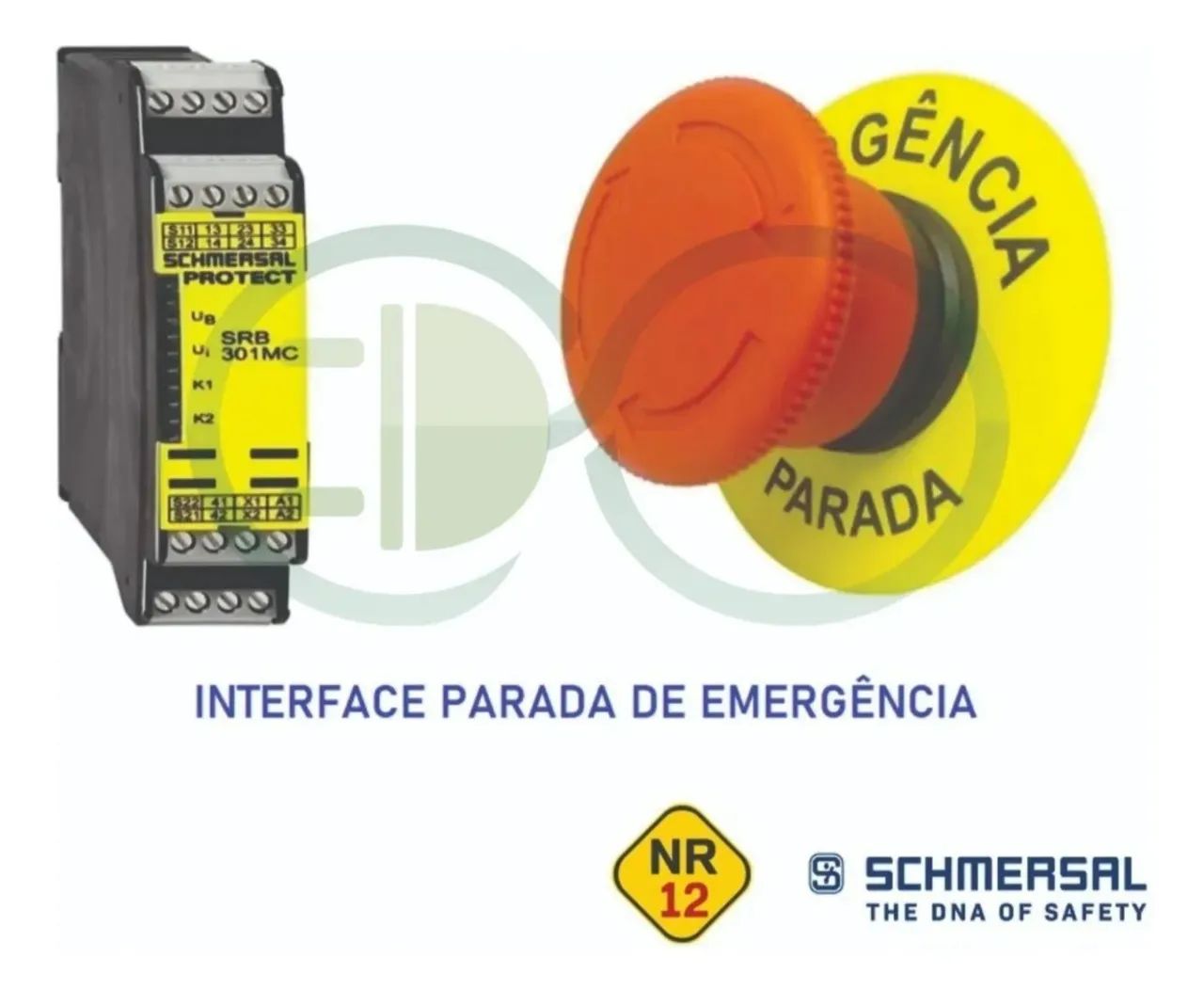 Módulo Relé de Segurança SCHMERSAL SRB 301MC-24V  - Foto 4